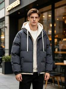 Men Down Coats - Grey - View 5
