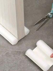 1pc Multifunctional Leather Door Seal Strip, Windproof, Soundproof, Waterproof, Insect-Proof, Self-Adhesive Door Draft Stopper, Essential Home Door Seal Strip - View 8