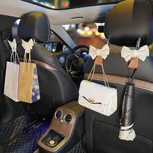 2 piezas Ganchos de almacenamiento para maletero de coche con lazo creativo personalizado invisible - A - Ver 8