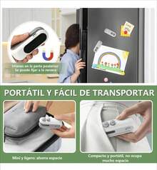 Mini Máquina Selladora Recargable De Bolsas Portátil Para Alimentos Ahorra Dinero Recargable USB Ideal Para Uso Doméstico Y Al Aire Libre 2 en 1 Cortador Invisible Rápido Y Uniforme - 1 - Ver 5