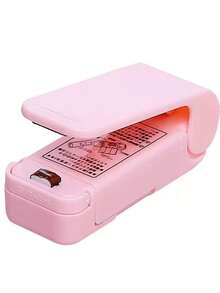 Mini Snack Sealer Plastic Sealing Machine Home Use Plastic Bag Food Preservation Vacuum Sealer Suitable For Families And Students To Seal Snack Bags (Battery Not Included, Need To Purchase Separately) Summer Travel Essential Fitness - Multicolor - View 6