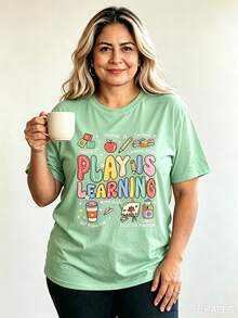 Women Senior T-Shirts & Tops - Green - View 1