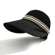 1 buah Topi Lipat Bertepi Lebar untuk Wanita, Cocok untuk Aktivitas Luar Ruangan Musim Panas, Pantai, Perjalanan, dan Golf, dengan Fungsi Perlindungan UV - MultiWarna - View 8