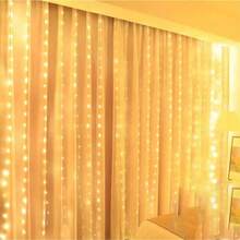 LED Curtain String Lights Fairy Lights Christmas Decoration USB Remote Control Wedding Party Holiday Decor Suitable For Home Bedroom - USB Curtain Lights - View 3