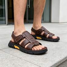 Men Sandals - Brown - View 15