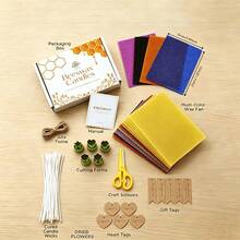 Candle Making Kit, Includes Beeswax Sheets, 4m Wick, Molds, Scissors, Labels And Rope, DIY Candle Materials, Holiday Gift - Candle Making Kit - View 3