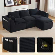 Sofas & Couches - Black - View 1
