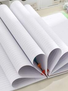 1pc A5 New Colorful Portable Student Notebook, 160 Pages Lined Loose-Leaf Removable Notepad With Divider Pages, Mushroom-Shaped Snap Closure, Spiral Binding, DIY Matte Cover, Minimalist Fashion High-Value, Suitable For School Office Supplies, Learning Supplies Meeting Notebook, Back To School, Perfect Gift For Students - Rectangle - View 6