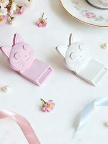 2/1pc Cute Cat-Shaped Can Opener, Multi-Functional Nail Protection Design, Fits Pet Food Cans And Beverages, Kitchen Essential, Suitable For Convenient Back To School, Outdoor Camping, Practical Holiday Must-Have, Ideal Gift For Women, Cute Pink Kitchen Accessory, Joyful Christmas Scene - View 13