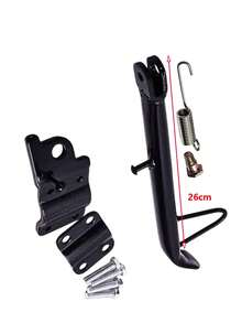 Motorcycle Kickstand Side Stand For ATV Dirt Bike Scooter | Heavy Duty Iron, For Pit Bikes, Off-Road Vehicles, Scooter, E-Bike, Complete Set With Spring & Mounting Screw - Motorcycle Kickstand - View 16