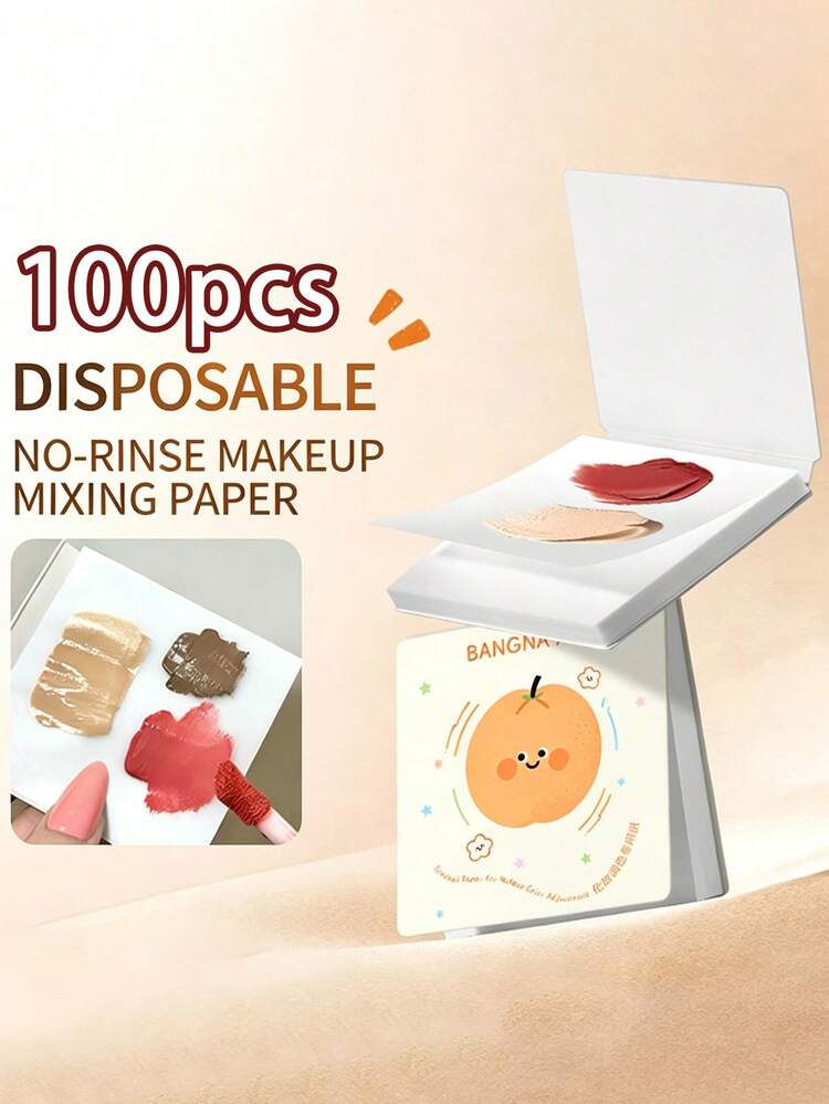 化妝品調色紙 口紅書 免洗便攜式化妝工具 隨意調色紙 化妝調色紙 - 彩色 - 查看 1