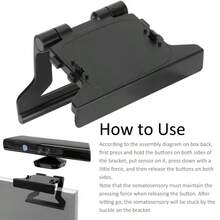 TRTY Adjustable TV Clip Mount For Xbox 360 Kinect Sensor, Universal Motion Camera, TV Bracket And Game Console Accessories - View 6