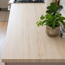 Natural Wood Grain Contact Paper, Light Wood Grain Vinyl Countertop Wallpaper, Table Sticker Cover, Self-Adhesive Countertop Cover, Desk Cabinet Cover - 1PC - View 3