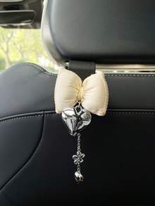 可愛蝴蝶結愛心汽車掛鉤創意汽車座椅背收納掛鉤 - 蝴蝶結 - 查看 5