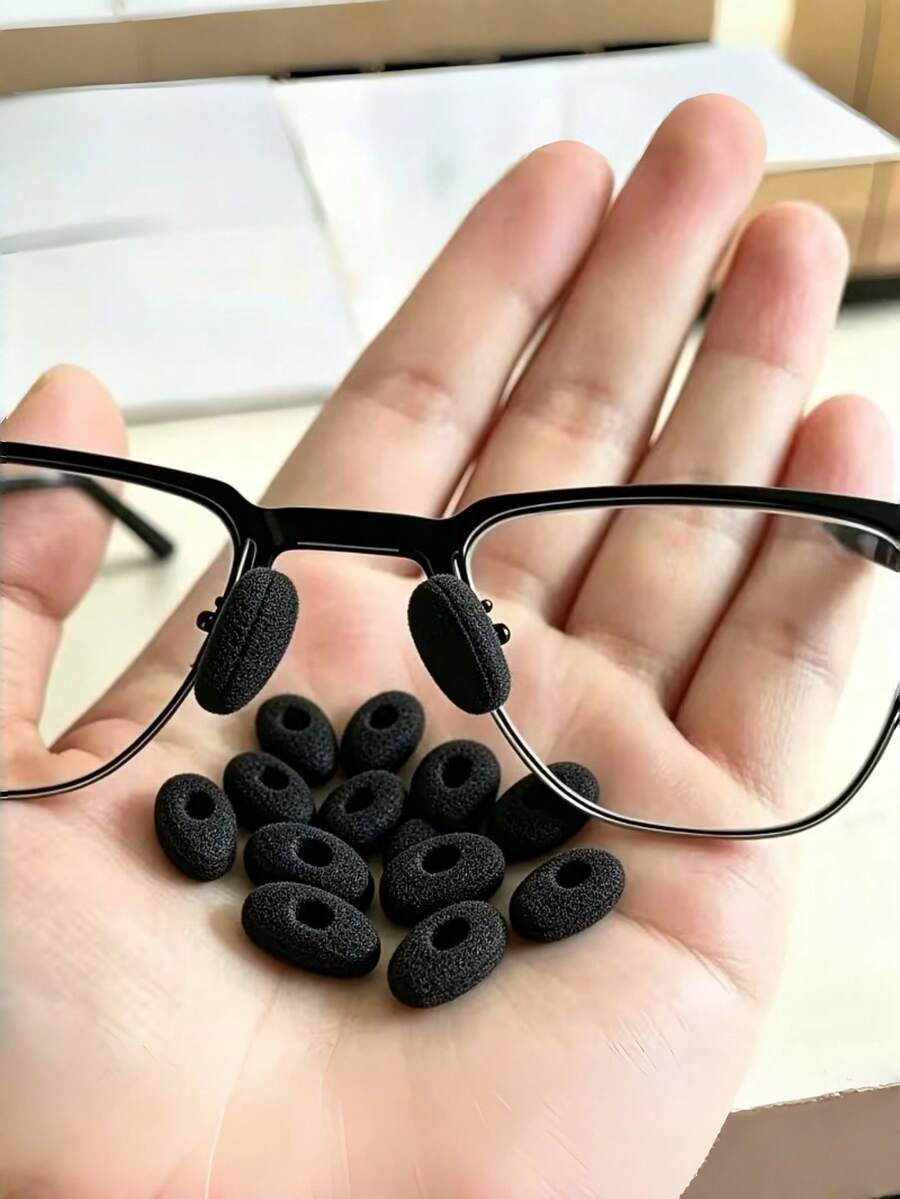 20pcs High-Density Foam Nose Pads, Reduce Pressure Marks, Prevent Glasses Slipping, Breathable And Skin-Friendly, Comfortable To Wear - A - View 1