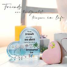1pc Acrylic Decor Friend Gift, Friendship Gift For Your Best Friend, Soul Sister And Female Partner, Uplifting Gift, Creative Birthday Gift And Cherished Appreciation Token - 1PC - View 7