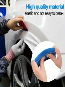 4pcs Felt Edge Squeegee Vinyl Film Application Tool, Car Window Film Installation Kit, Includes Extra Replacement Felt, Straight Edge Squeegee Applicator, Suitable For Car Body Wrap, Window Film, Decals And Stickers, Scratch-Resistant Car Maintenance Tool - Multi-color - View 11