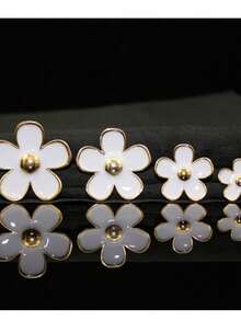 4pcs Car Air Vent Fragrance Clip, Floral Scented Decor Clip For Car Interior - A - View 4