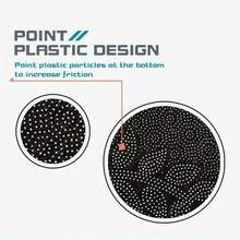 1pc Minimalist Black & Red Line Pattern Car Trunk Mat, Polyester Fiber Material, Multi-Functional Floor Mat - Suitable For Most Car Models, Can Also Be Used As A Placemat; Practicality And Fashion Coexist! Excellent Value For Money. Get It Now, Add An Essential Accessory To Your Car! - A - View 7