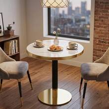 Round Dining Table - White - 白色 - 查看 5