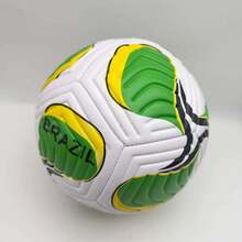 Brazil Commemorative Football World Cup, Seamless Hot Pressed Durable Match Football, Suitable For Matches And Daily Training, Football Gift Medals, Football Matches, Suitable For Collection As Gifts - Multicolor - View 2