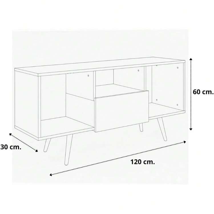 Television Stands & Entertainment Centers - White - View 7