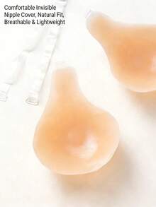 1Pc Hot Selling Silicone Invisible Bra With Straps, Anti-Slip Push-Up Pasties For Wedding - Spoon Version - View 3