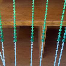90*180cm Acrylic Beaded Door Curtain With 20 Bead Strands, Hanging String Bead Curtain For Entryway Bedroom Bathroom Partition & Home Decor - Multicolor - View 5