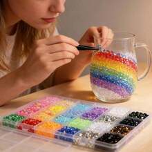 40 Colors Jelly Resin Rhinestone Set, Shiny Decorative Rhinestones DIY Craft Materials, Multi-Color Resin Set, Suitable For DIY Shoes, Water Cup Rhinestone Decoration, Diamond Painting - Multicolor - View 4