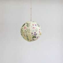 Ins Style Pastoral Butterfly & Floral Paper Lantern, Suitable For Wedding, Window Display And Cozy Decor, Hanging Lantern Can Be Used For Flower Shop Atmosphere - Multicolor - View 8
