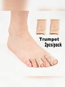 2pcs Double Elastic Fiber Gel Toe Protector, 3 Sizes Available, Anti Friction Buffer Sheath, Suitable For Foot Care, Daily Use And Activities - Multicolor - View 7