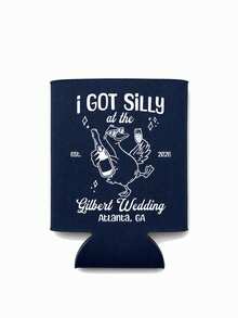 Personalized Funny Goose Wedding Drink Sleeve, Customized Beverage Cooler Sleeve, Suitable For Reception, Fun Groom & Bride Party Favors And Guest Souvenirs - Multicolor - View 11