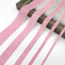 1pc 10/15/20/25/38mm Velvet Ribbon, Christmas, New Year Satin Ribbon, Handmade Wedding Party Decoration Ribbon, For Gift Wrapping, DIY Hair Accessories Bows, Christmas Tree Wreath Decoration Ribbon Bows - View 33