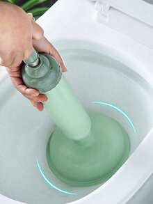1pc Toilet Plunger Plunger Drain, Unclog Toilet Plunger, Suction Toilet Bowl Suction Clog - Multicolor - View 6