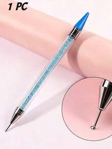 3/2/1pc Rhinestone Dotting Pen, Double-Ended Rhinestone Gem/Crystal Stud Dotting Pen, Crystal Bead Handle - Excellent DIY Nail Art Decoration Tool - Multicolor - View 13