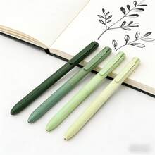 16Pcs Matcha Gradient Gel Ink Pens, Matte Minimalist Student Writing Stationery - Color Style Randomized - View 1