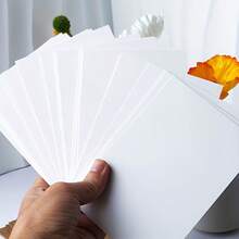 50pcs White/Black/Kraft Blank Index Cards 4x6 Inch 200g Thick Unlined Note Cards, Suitable For Postcards, Photo Paper, Recipe Cards - 10*15cm/3.86*5.8in - View 12