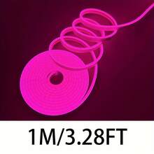 5V Flexible Neon Light Cute Pink Multicolor USB Neon Rope Light, Perfect For Home Decor, Balcony Decor, Car Decor, Floral Plants, Halloween Decor, DIY Style Dimmable - Multicolor - View 9