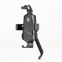 Upgraded Aluminum Alloy Automatic Locking Phone Mount, 1-Second Quick Release, 360° Rotation, Anti-Vibration And Anti-Drop, Universal For Motorcycle And Bicycle - Multicolor - View 10