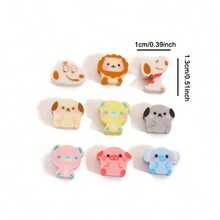50PCS Cartoon Animal Erasers, Including Puppy, Elephant, Bear And Other Random Patterns, Smooth Texture Easy To Erase, Durable Material. Suitable For School, Fun Stationery, Back To School Season Thoughtful Small Gifts - A - View 3