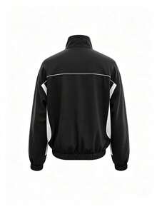 Men's Spring/Autumn Lightweight Casual Fashion Outdoor Sports Jacket - Black - View 3