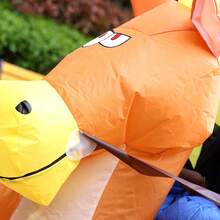 Riding Horse Inflatable Costume Halloween Show Costume Funny Animal Ride Walking Jazz Horse Inflatable Costume - Multicolor - View 5