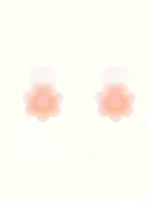 2/6pcs Reusable Seamless Silicone Nipple Covers, Invisible Breast Lift Tape, Anti-Slip Pasties, Solid Color Bra Accessories, 100% Silicone, Hand Washable,Easy To Clean Bra Accessories,Fits All Bust Sizes - Multicolor - View 14