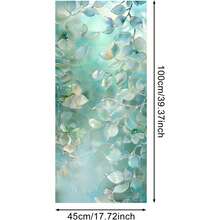 1/4pcs Vibrant Floral, Rose, And Butterfly Frosted Privacy Window Film, Reusable PVC Electrostatic Adsorption Window Film, Suitable For Home, Bathroom, Bedroom, And Office Decoration. - Frosted Glass Sticker - View 17