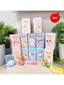 Mysterious Surprise Keychain Gift Box - Contains 1 Random Cute Cartoon Character Keychain! Perfect Birthday, Halloween, Christmas And Back To School Gift For Car Enthusiasts, Sanrio Fans, Students And Accessory Lovers Of All Ages! - Multicolor - View 2