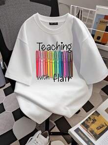 Women T-Shirts - 白色 - 查看 2