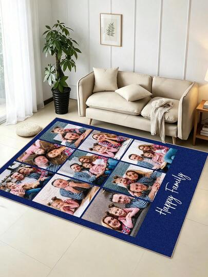 Custom Family Area Rug Door Mats Outdoor Carpet Photo Memory Love Story Gift For Parents Birthday Christmas Thanksgiving Anniversary Wedding Reunion Home Decor Living Room Bedroom Entryway Hallway Foyer Porch Patio Office Dorm Apartment Kitchen Party