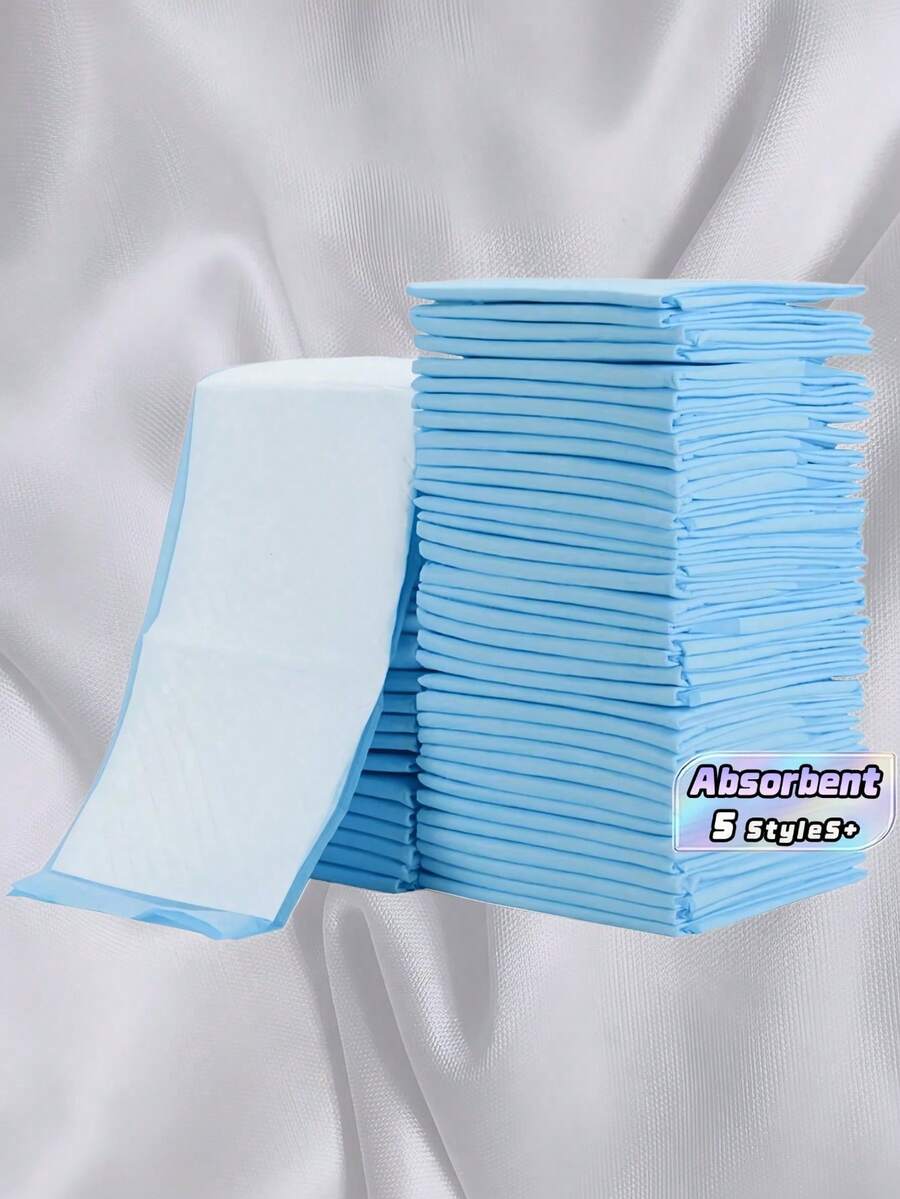 20/50 unidades de almohadillas absorbentes desechables resistentes a desgarros para adultos, personas mayores, entrenamiento de mascotas, almohadillas gruesas a prueba de fugas de orina