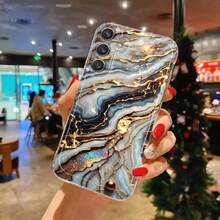 1pc Minimalist Shell Marble Pattern High Transparency Phone Case, Anti-Drop Anti-Scratch Anti-Fingerprint Transparent TPU Soft Shell, Camera Lens Protection Compatible With Apple, Nothing, Pixel, Protective Case - Multicolor - View 4