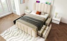 Bed Bases & Foundations - Beige - View 2
